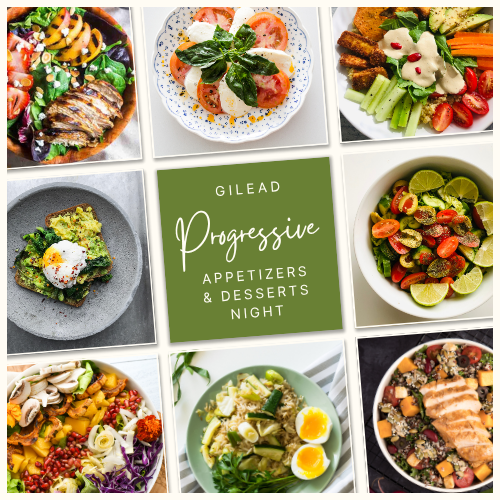 Progressive Appetizers & Desserts Night